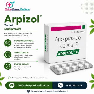 Arpizol Tablet (Aripiprazole) | Online Antipsychotic Medication