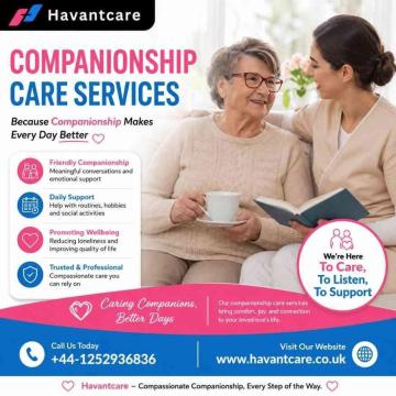 Companionship Care Services | Trusted Home Care by Havant Care Ltd