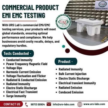 Commercial Product EMI EMC Testing in India