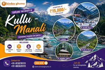 Book Manali Tour Packages | Bindas Ghumo