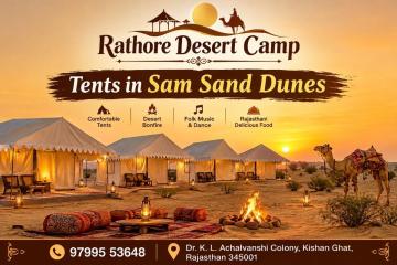 Tents in Sam Sand Dunes for an Amazing Desert Experience