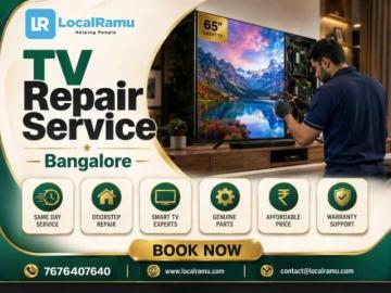 Don't throw away your tv localramu fixes every fault, fast in Bangalore