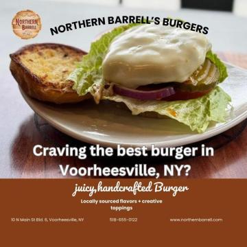 Craving the best burger in Voorheesville, NY?