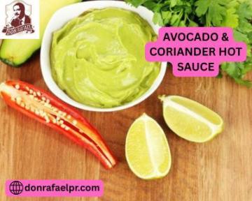 Avocado & Coriander Hot Sauce Perfect for Tacos
