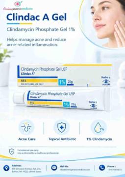 Clindac A Gel – Clindamycin for Acne Care | Online Generic Medicine