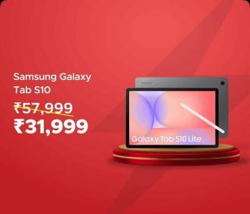 Samsung Galaxy Tab S10 @ Rs 31999 Worth Rs 57999TAB DEAL