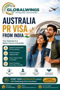 Apply for Australia PR Visa from India with GlobalWings Visa Consultants
