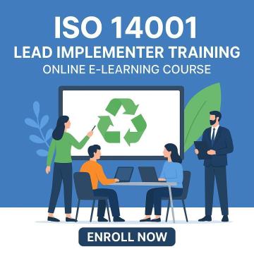 ISO 14001 Lead Implementer E learning course- Enrol Now