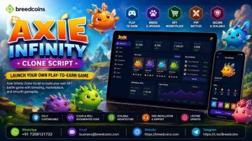 Axie Infinity Clone Script for Play-to-Earn Blockchain Game Development