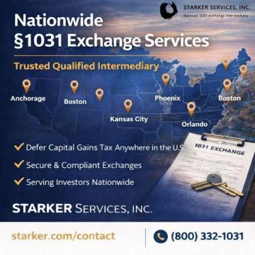 Nationwide §1031 Exchange Services – Trusted Qualified Intermediary | Starker Services, Inc.