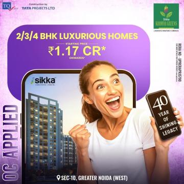 2 BHK Apartments in Greater Noida West | Sikka Kaamya Greens