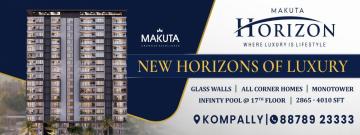 Gated Community Flats For Sale In Kompally, Hyderabad | Makuta Horizon