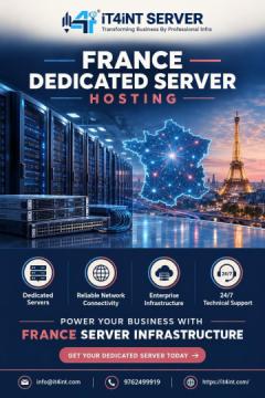 Secure France Dedicated Server Hosting for Business Applications