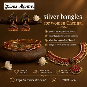 Silver Jewellery Online Chennai – Elegant Collections at Divas Mantra