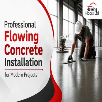 Professional Flowing Concrete Installation for Modern Projects