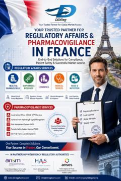 Regulatory Affairs Services & Pharmacovigilance Service Provider in France