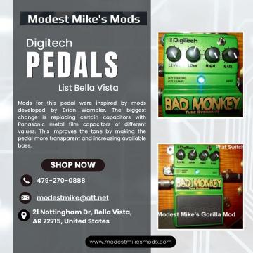 Digitech Pedals List Bella Vista | Modest Mike's Mods