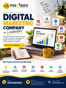 Madhura Technologies – Dedicated digital marketing company in Coimbatore