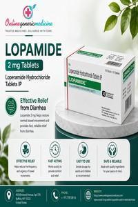 Lopamide 2 mg Tablet for Digestive Care | Online Generic Medicine