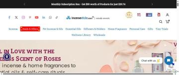 Incense Sticks: 50% OFF All Your Products