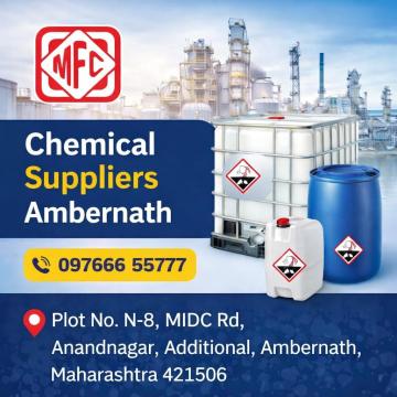 Trusted Chemical Suppliers Ambernath for Industrial Chemical Supply