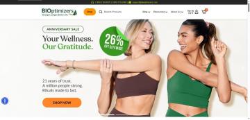 15% OFF Your All Products on Bioptimizers