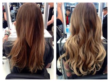 Weft hair extensions
