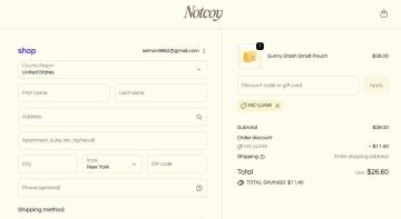 30% OFF Your Purchase + Free Shipping on Notcoy