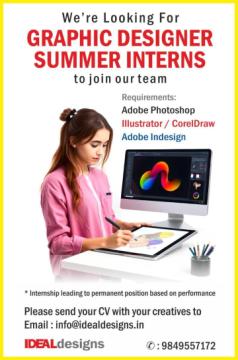 Graphic Design Summer Internship – Hyderabad