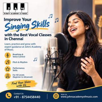 Improve Your Singing Skills with the Best Vocal Classes in Chennai