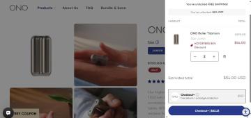 65% OFF + Free Shipping Any Order at ONO