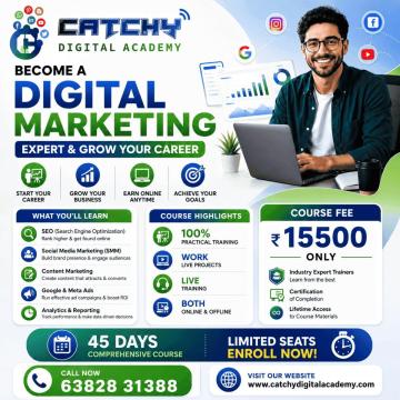 Catchy Digital Marketing Online & Offline Digital Marketing Course in Coimbatore