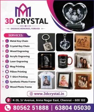 Are You Looking For Unique Laser-Etched Crystal Gifts in Chennai?