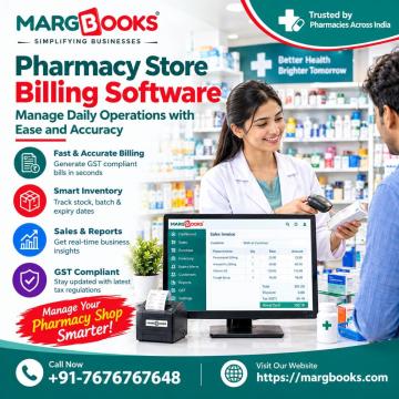 Pharmacy Store Billing & Inventory Software | MargBooks