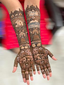 Home Service Mehndi Artist Delhi | Manoj Mehendi Artist
