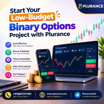 Start Your Low-Budget Binary Options Project with Plurance