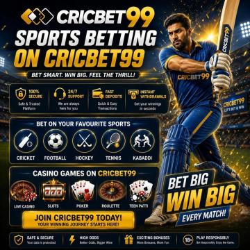 cricbet99 Club Rewards: Casino Gaming, Online Entertainment, and Account Benefits