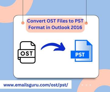 Best Methods to Convert OST to PST For Outlook