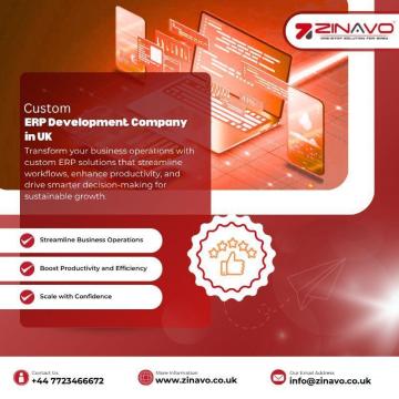Custom ERP Development Company in UK | Zinavo