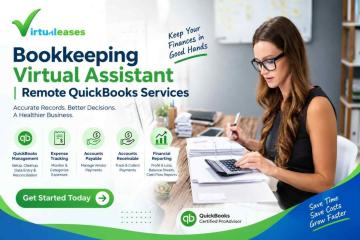 Bookkeeping Virtual Assistant | Remote QuickBooks Services