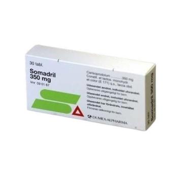 Buy Somadril 350 mg (Carisoprodol) for Muscle Relief