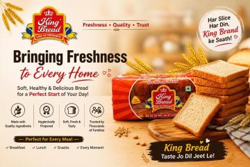 Choose King Bread No.1 Bread in Muzaffarnagar for Daily Freshness