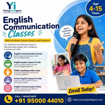 English Communication Classes for Kids in India