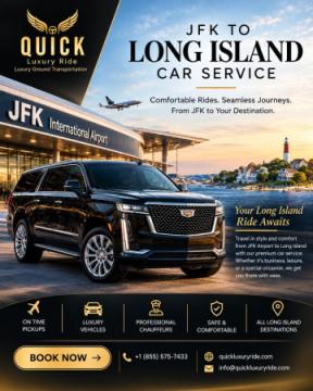JFK to Long Island Car Service| CALL - (