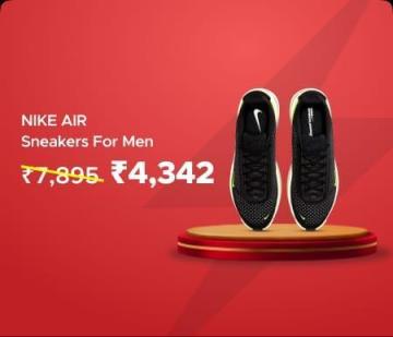 NIKE AIR Sneakers For Men @ Rs 4342 Worth Rs 7895