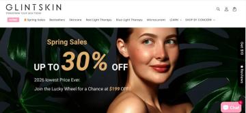 30% OFF Sitewide + Free Shipping At GlintSkin