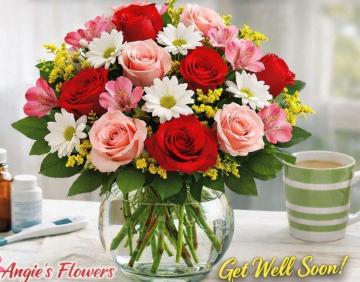 Joy Of Roses Bouquet Get Well Flowers El Paso Delivery TX