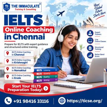 Professional IELTS Online Coaching in Chennai | TICSE