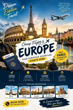 Cheap Flights to Europe: Your Dream Trip on a Budget!