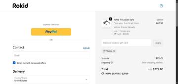 $20 OFF Your ROKID Order With Code